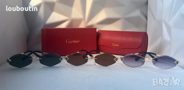 Cartier 2024 дамски слънчеви очила ромб 3 цвята, снимка 18 - Слънчеви и диоптрични очила - 47931090