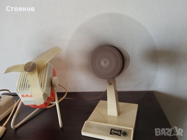 Настолни вентилатори от соца. ZEFIR Z-51B,ZEFIR-3,HELIIOS, снимка 17 - Вентилатори - 46796966