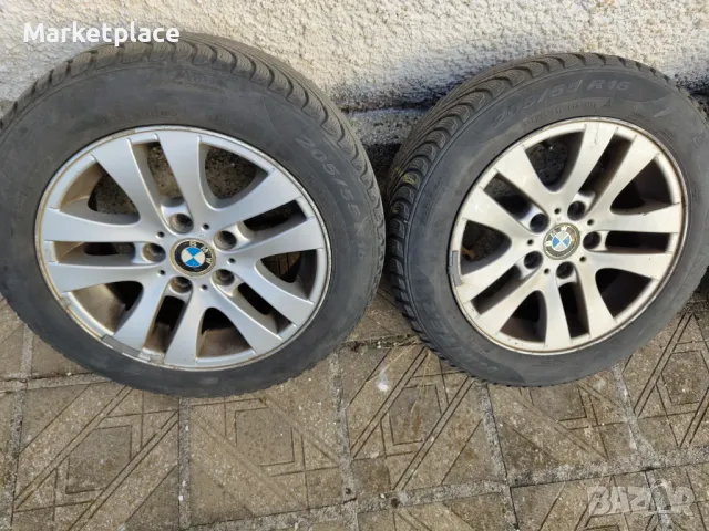 Джанти оригинални  БМВ 16 цола style 156 със зимни гуми Pirelli, снимка 10 - Гуми и джанти - 46638417
