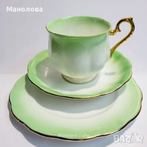 Троен комплект Royal Albert Rainbow - във форма Hampton Shape., снимка 7 - Други ценни предмети - 48074073