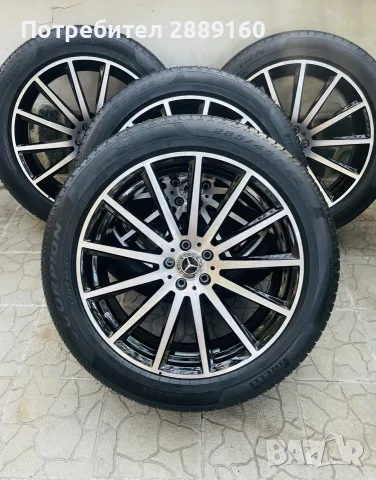 *ЧИСТО НОВИ* Оригинални 22 цола AMG джанти за GLS след 2024г с чисто нови зимни гуми 285/45/22, снимка 12 - Гуми и джанти - 55793414
