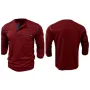 Мъжка тениска с дълъг ръкав Henley, 6цвята , снимка 6