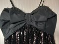 ZARA# черна с пайети# НОВА# вечерна рокля# размер XS, снимка 3