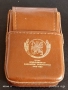 Стара рядка кожена кутия за цигари,карти за КОЛЕКЦИЯ 51325, снимка 5