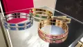 CARTIER Love Paved Capsule Rose Gold 10 Pink Sapphires Diamonds Гривна с Отверка, снимка 11
