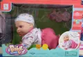 Интерактивна кукла Пълзящо бебе 40см, синьо , снимка 6