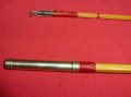 Прекрасна старинна бамбукова въдица,много скъпо изпълнение, снимка 9
