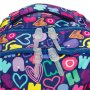 Ученическа раница Marshmallow, 33х20х40см, Тъмно синя/ многоцветна, снимка 4