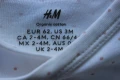 Комплект от 6 части H&M - 3бр. бодита+3 чифта ританки/размер 62, снимка 13