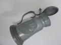 № 8744 Стара цинкова халба с капак, снимка 5