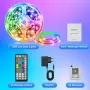 LED лента, 20M гъвкава RGB LED лента за декорация на стая, Bluetooth приложение за управление, снимка 7