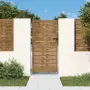 vidaXL Градинска порта 85x200 см, кортенова стомана, квадратен дизайн, снимка 2