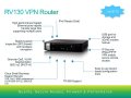 Cisco RV 130 VPN Gigabit Router, снимка 3