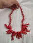 Гердан от червен корал естествен, снимка 2