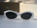 Dior 2024 дамски слънчеви очила 2 цвята черни бели, снимка 8
