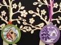 Ръчно бродирани и оцветени коледни играчки за елха и магнити, снимка 9