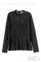 Дамска дантелена блуза Н&М , снимка 1 - Блузи с дълъг ръкав и пуловери - 42520388