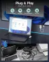 Alxum USB-C безжичен HDMI предавател и приемник, комплект 2 в 1: Plug & Play и AirPlay/Miracast, снимка 3