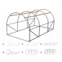 Оранжерия със здрава конструкция в различни размери, снимка 8