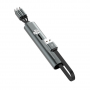 Кабел за данни LDNIO LC99, 3 в 1, Type-C, Micro USB, Lightning, , 0.3m, снимка 1 - USB кабели - 36287309