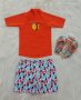 Детски бански 3-4 години - шорти, плажна блуза и чехли, снимка 15