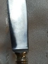 Стар сребърен нож с дължина 20,5 см маркировка за сребро ,общи тегло 58 грама , снимка 7