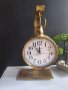 настолен метален часовник на батерия, снимка 6