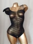 Черно еластично боди мрежа с отворено дъно , снимка 2