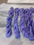 Конци за бродиране от вискозна коприна, лилав цвят, 7 броя , снимка 2