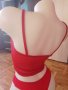 Късо секси мрежесто потниче в червено , снимка 6