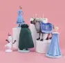 Лот големи масивни фигурки Елза и Анна Замръзналото кралство Frozen, снимка 2