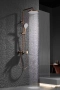 Интелигентна душ система Rose Gold с термостат и LED дисплей D47, снимка 5