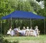 Сгъваема градинска шатра 3×6м – голямо покритие, стабилна конструкция и водоустойчив плат, снимка 3
