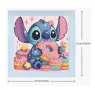 Стич stitch с поничка детски 5D гоблен диамантен картина мозайка за направа по схема с камъчета , снимка 3