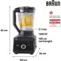 Блендер Braun Powerblend 9, 1600W, кана Tritan 2L, черен, снимка 2