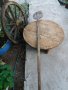 Стара дървена лопата,дървения за пещ, снимка 1