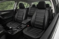 Комплект Универсална Тапицерия King Leather от еко кожа за предни и задни седалки – черни, перфорира, снимка 1