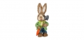 Великденска декоративна фигура, Заек с морков и лопата, снимка 1 - Декорация за дома - 36034525