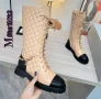 дамски ботуши от ествествена кожа chanel, снимка 2