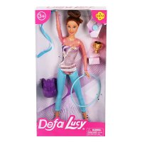 Кукла Defa Lucy Гимнастичка, тип Барби с аксесоари, варианти Код: 55896, снимка 2 - Кукли - 44296787