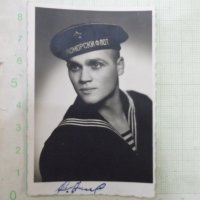 Снимка стара на моряк, снимка 1 - Колекции - 41680207
