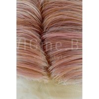 Дълга чуплива розова лейс фронт перука Салма, снимка 7 - Аксесоари за коса - 35741622