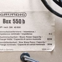 Grundig box 550b, снимка 3 - Тонколони - 41633727