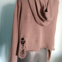 Кроп марков пуловер тип суичър "H&M"® devided / унисайз  , снимка 9 - Блузи с дълъг ръкав и пуловери - 36255491