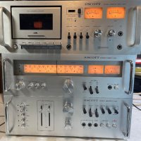 Scott A-426 Усилвател  Scott T-526L Радио Skott CD-67 Касетефон  Сет Rack system , снимка 2 - Ресийвъри, усилватели, смесителни пултове - 44461372
