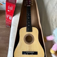 Детска дървена китара 3+ , снимка 3 - Музикални играчки - 41956294