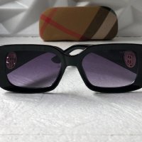 Burberry дамски слънчеви очила правоъгълни 3 цвята черни кафяви, снимка 4 - Слънчеви и диоптрични очила - 41626440