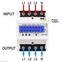 Трифазен електромер цифров 3 х 220 / 380V една тарифа, снимка 7 - Друга електроника - 39521867