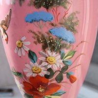 Стара ваза стъкло Бохемия , снимка 17 - Антикварни и старинни предмети - 41726860