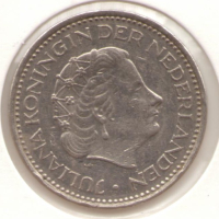 Netherlands-1 Gulden-1973-KM# 184a-Juliana, снимка 2 - Нумизматика и бонистика - 28332020